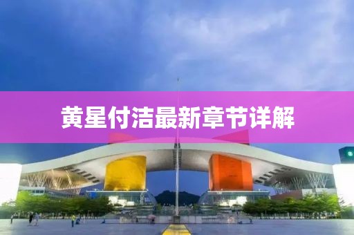 黃星付潔最新章節(jié)詳解