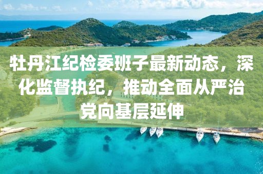 牡丹江紀(jì)檢委班子最新動態(tài)，深化監(jiān)督執(zhí)紀(jì)，推動全面從嚴(yán)治黨向基層延伸