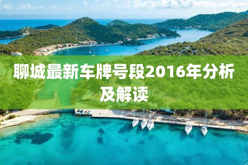 聊城最新車牌號段2016年分析及解讀