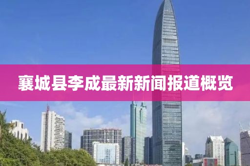 襄城縣李成最新新聞報(bào)道概覽