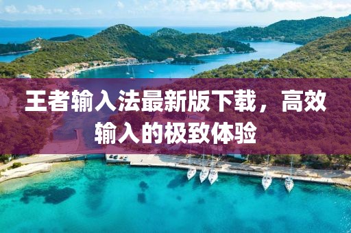 王者輸入法最新版下載，高效輸入的極致體驗(yàn)