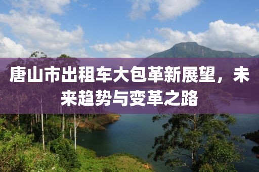 唐山市出租車(chē)大包革新展望，未來(lái)趨勢(shì)與變革之路