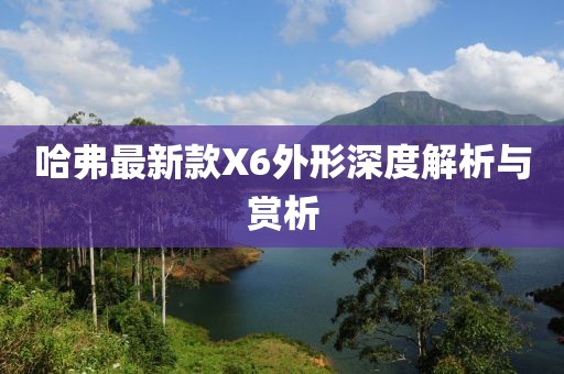哈弗最新款X6外形深度解析與賞析