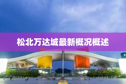 松北萬達城最新概況概述