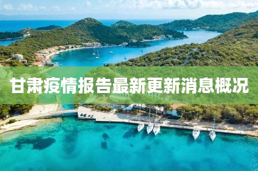 甘肅疫情報(bào)告最新更新消息概況
