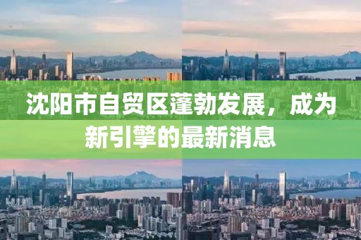 沈陽市自貿(mào)區(qū)蓬勃發(fā)展，成為新引擎的最新消息