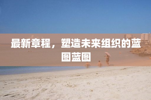 最新章程，塑造未來組織的藍圖藍圖