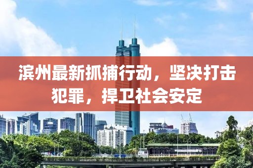 濱州最新抓捕行動(dòng)，堅(jiān)決打擊犯罪，捍衛(wèi)社會(huì)安定