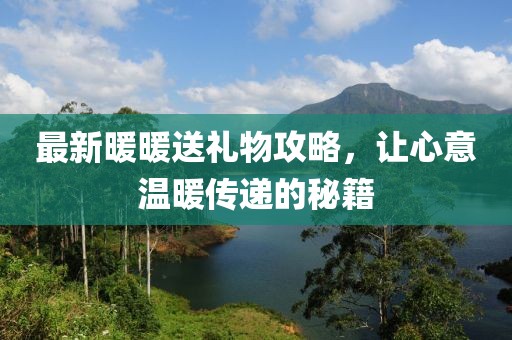 最新暖暖送禮物攻略，讓心意溫暖傳遞的秘籍