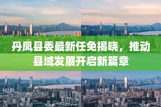 丹鳳縣委最新任免揭曉，推動(dòng)縣域發(fā)展開啟新篇章