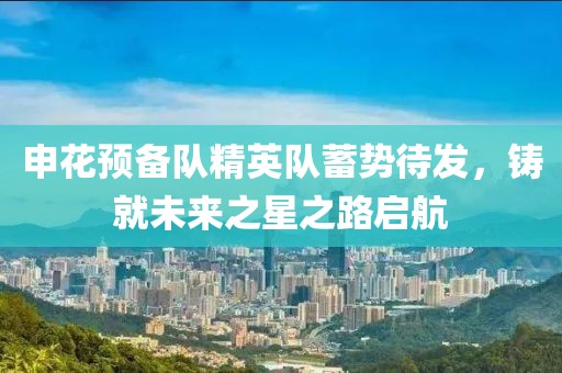 申花預(yù)備隊(duì)精英隊(duì)蓄勢待發(fā)，鑄就未來之星之路啟航