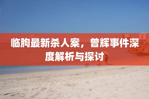 臨朐最新殺人案，曾輝事件深度解析與探討